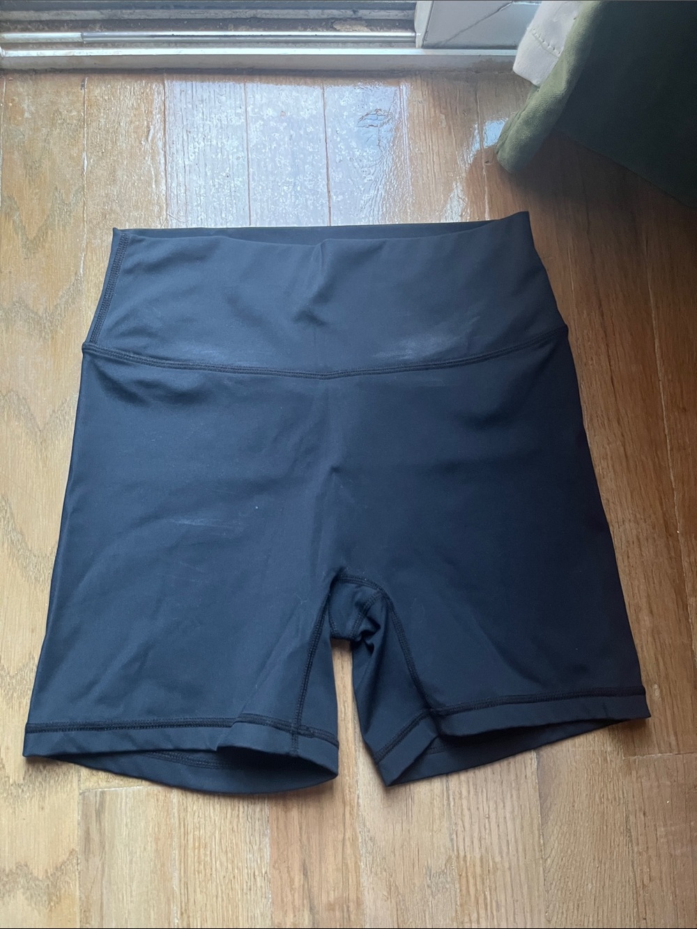 PARAGON Black Athletic Shorts with Subtle Logo - Picture 3 of 5